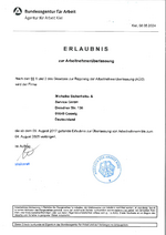 Erlaubnis zur Arbeitnehmerüberlassung