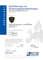 Zertifizierung von Sicherungsdienstleistungen